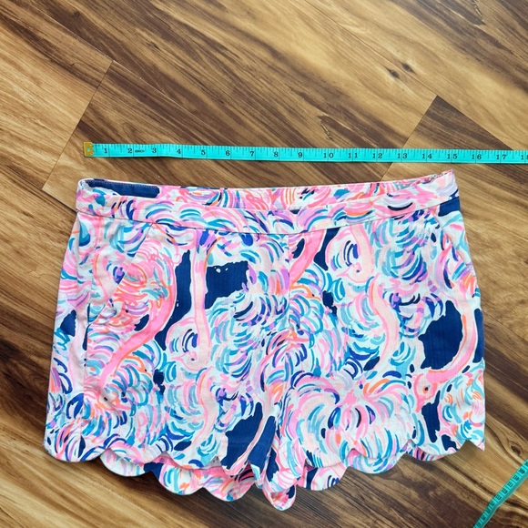 Lilly Pulitzer Pink Pelican Scallop Hem Shorts - Picture 7 of 8